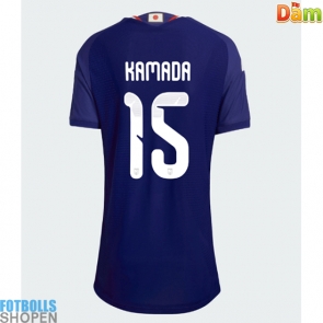 Billiga Japan Daichi Kamada #15 Hemmatröja Dam VM 2026 Kortärmad